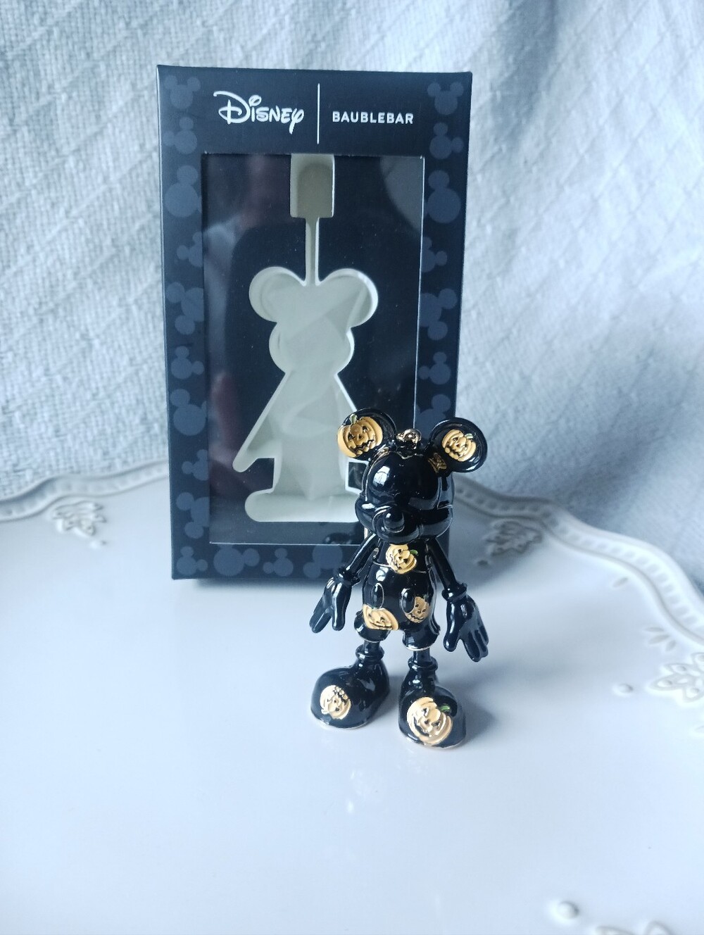 Baublebar × Disney Mickey Mouse Pumpkin Keychain Bag Charm